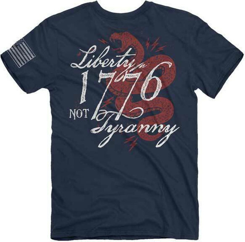 Liberty Tyranny 1776 Snake United States American Flag Patriotic T Shirt 2150 Liberty Tyranny 1776 Snake United States American Flag Patriotic T Shirt 2150