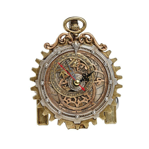 Alchemy of England Gothic Anguistralobe Gears Steampunk Desk Mantel Clock V50 Alchemy of England Gothic Anguistralobe Gears Steampunk Desk Mantel Clock V50