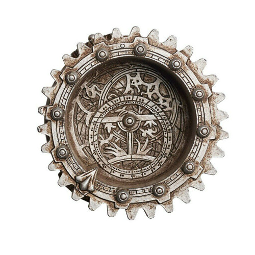 Alchemy of England Anguistralobe Antiqued Steampunk Gears Trinket Dish Bowl V62 Alchemy of England Anguistralobe Antiqued Steampunk Gears Trinket Dish Bowl V62