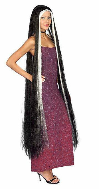Forum Novelties Godiva Black 60" Long Hair Wig Halloween Costume Accessory 60413
