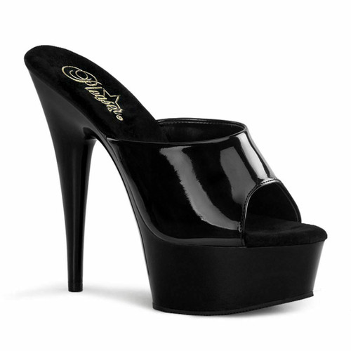 Pleaser Exotic Pole Dancing Sexy Black Platforms 6" Heels Shoes DELIGHT-601 Pleaser Exotic Pole Dancing Sexy Black Platforms 6" Heels Shoes DELIGHT-601