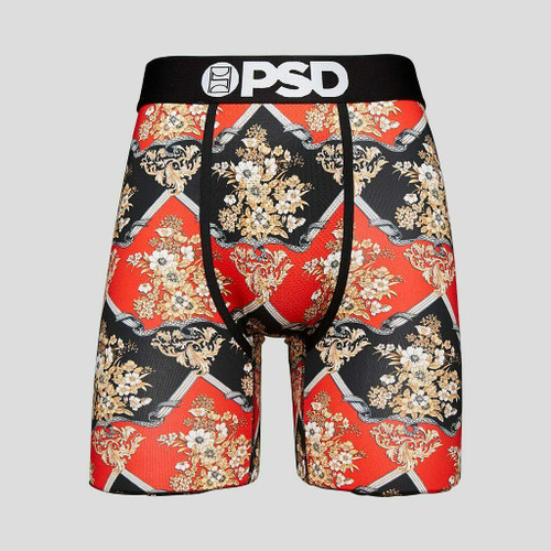 PSD Lux Floral Flowers Luxury Urban Athletic Boxer Briefs Underwear E12011048