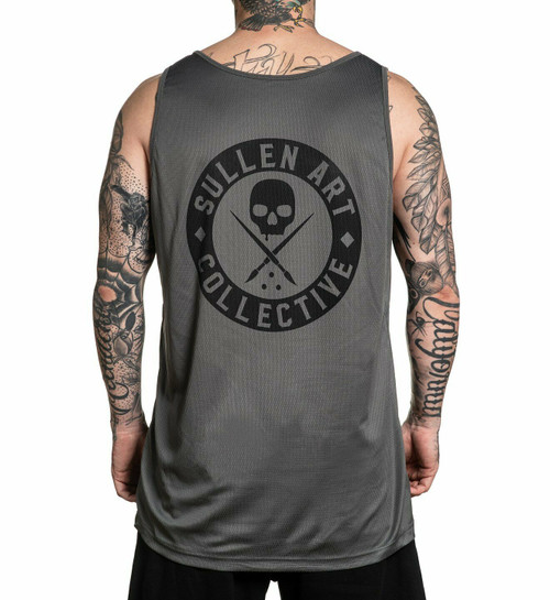 Sullen Art Collective Logo River Mesh Skull Tattoos Art Tank Top Shirt SCM3215