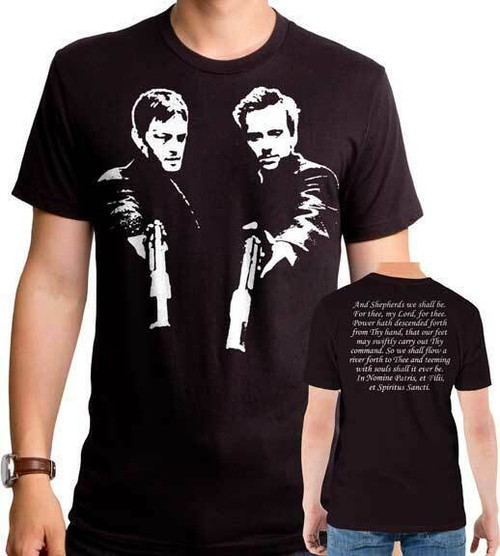 Boondock Saints Prayer Connor Murphy MacManus Action Movie T Shirt BDS0035 Boondock Saints Prayer Connor Murphy MacManus Action Movie T Shirt BDS0035