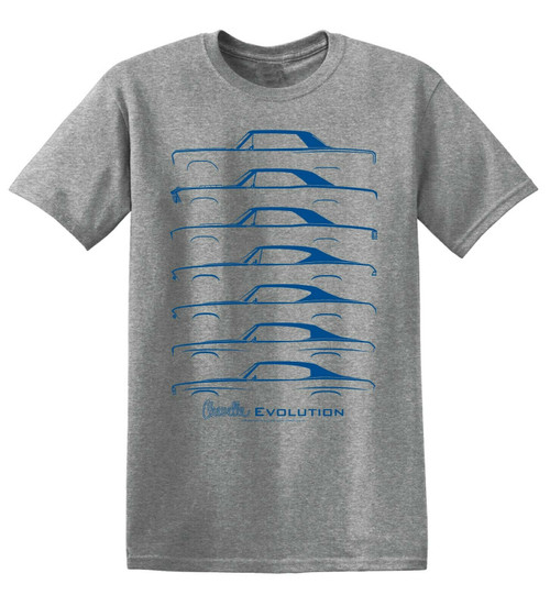 David Carey Chevy Chevrolet Chevelle Evolution Cars Automobiles T Shirt 48783 David Carey Chevy Chevrolet Chevelle Evolution Cars Automobiles T Shirt 48783