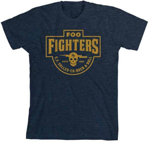 Foo Fighters San Francisco Valley Skull Logo Alternative Rock T Shirt FFI01320 Foo Fighters San Francisco Valley Skull Logo Alternative Rock T Shirt FFI01320