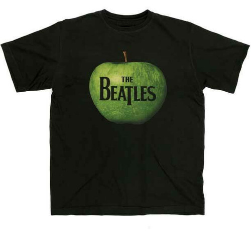 The Beatles Green Apple Logo Classic Rock Pop Music Band T Shirt