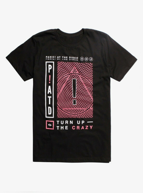 Panic! At The Disco Turn Up The Crazy Pop Punk Rock Band T Shirt