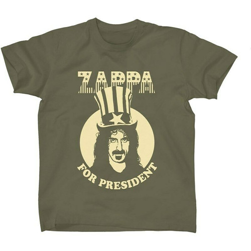 Frank Zappa For President Avant Garde Rock Pop Jazz Blues Music T Shirt ZAP-1040 Frank Zappa For President Avant Garde Rock Pop Jazz Blues Music T Shirt ZAP-1040