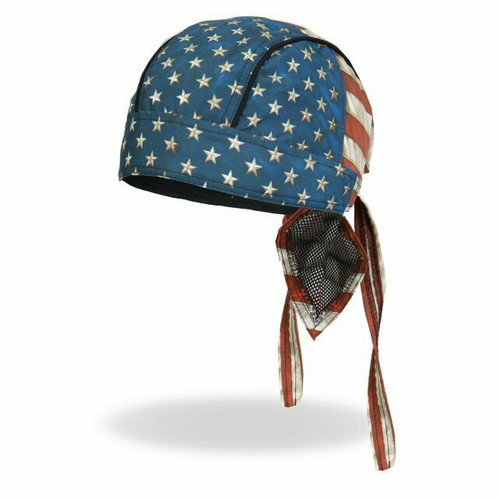 American Flag Distressed Patriotic Motorcycle Biker Headwrap Bandanna HWH1088 American Flag Distressed Patriotic Motorcycle Biker Headwrap Bandanna HWH1088
