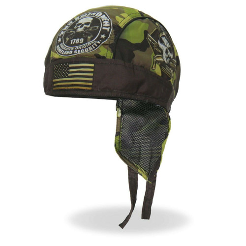 Camouflage Skull 2nd Amendment Motorcycle Biker Flag Headwrap Bandanna HWH1094 Camouflage Skull 2nd Amendment Motorcycle Biker Flag Headwrap Bandanna HWH1094