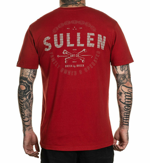 Sullen Art Collective Brick by Brick Urban Tattoos Crossbones T Shirt SCM2906 Sullen Art Collective Brick by Brick Urban Tattoos Crossbones T Shirt SCM2906