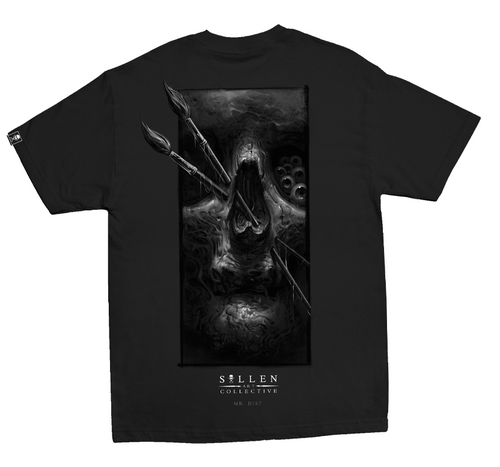Sullen Mr Dist Tattoo Artist Skull Skeleton Paint Brushes Urban T Shirt SCM2965 Sullen Mr Dist Tattoo Artist Skull Skeleton Paint Brushes Urban T Shirt SCM2965