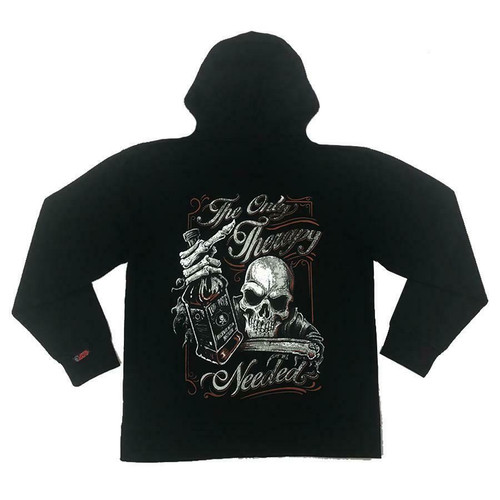 MIRROR9☆ Evil Fake leather zip hoodie MIRROR9☆ Evil Fake leather zip hoodie Amazon.com