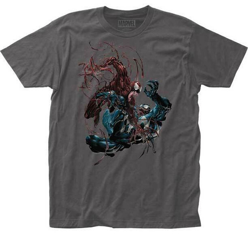 Marvel Comics Venom vs Carnage Fighting Battle Super Villains T Shirt VEN08 Marvel Comics Venom vs Carnage Fighting Battle Super Villains T Shirt VEN08