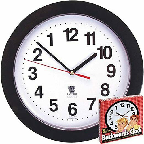 Loftus Backwards Clock Counterclockwise Prank Halloween Costume Prop MM-0006 Loftus Backwards Clock Counterclockwise Prank Halloween Costume Prop MM-0006