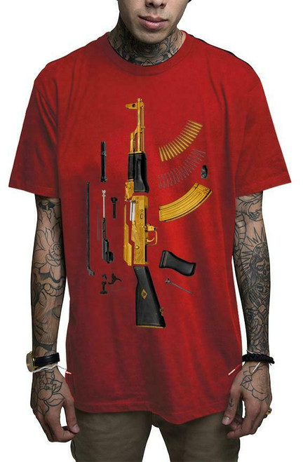 Mafioso Bag Boy Money Assault Weapons Rifles Guns AR57 Tattoos