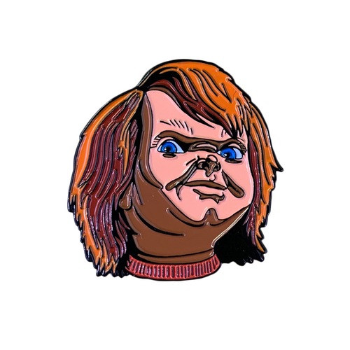 Trick or Treat Childs Play Chucky Doll Halloween Horror Movie Enamel Pin SFUS131 Trick or Treat Childs Play Chucky Doll Halloween Horror Movie Enamel Pin SFUS131