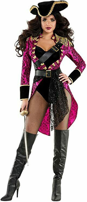 Starline Sexy Swashbuckler Pirate Captain Adult Womens Halloween Costume S6033 Starline Sexy Swashbuckler Pirate Captain Adult Womens Halloween Costume S6033