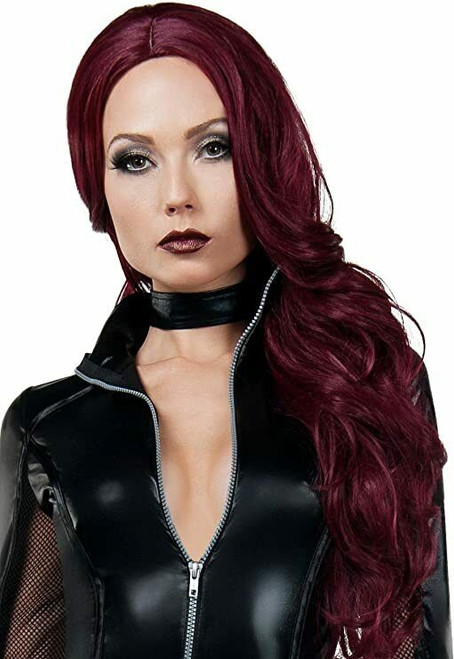 Starline Avenging Assassin Black Widow Wig Adult Womens Halloween Costume W8018 Starline Avenging Assassin Black Widow Wig Adult Womens Halloween Costume W8018