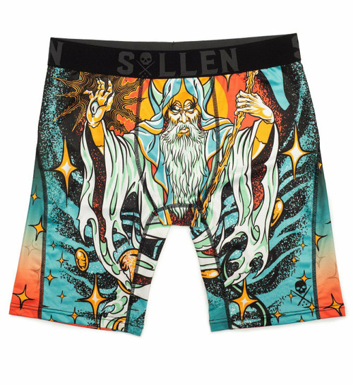 Sullen Wizaard Wizard Magic Stars Tattoos Art Boxers Briefs Underwear SCM3378 Sullen Wizaard Wizard Magic Stars Tattoos Art Boxers Briefs Underwear SCM3378