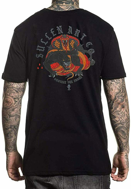 Sullen Hold Still Snake Panther Traditional Tattoos Art Urban T Shirt SCM3037 Sullen Hold Still Snake Panther Traditional Tattoos Art Urban T Shirt SCM3037