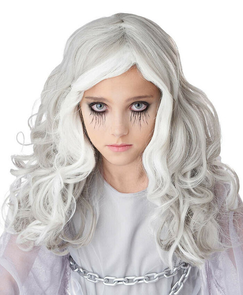 California Costumes Glow in the Dark Ghost Wig Childs Halloween Costume 7020-115 California Costumes Glow in the Dark Ghost Wig Childs Halloween Costume 7020-115