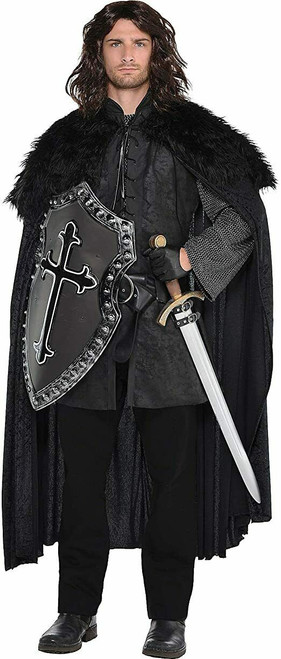 Amscan Fury Cloak Medieval Warrior Jon Snow Adult Mens Halloween Costume 847451 Amscan Fury Cloak Medieval Warrior Jon Snow Adult Mens Halloween Costume 847451