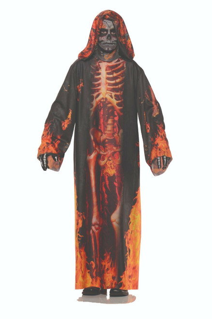 Underwraps Underworld Photo Real Robe Skeleton Childrens Halloween Costume 26211 Underwraps Underworld Photo Real Robe Skeleton Childrens Halloween Costume 26211