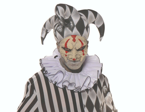 Underwraps Harlequin Clown Collar White Adult Unisex Halloween Costume 28677 Underwraps Harlequin Clown Collar White Adult Unisex Halloween Costume 28677
