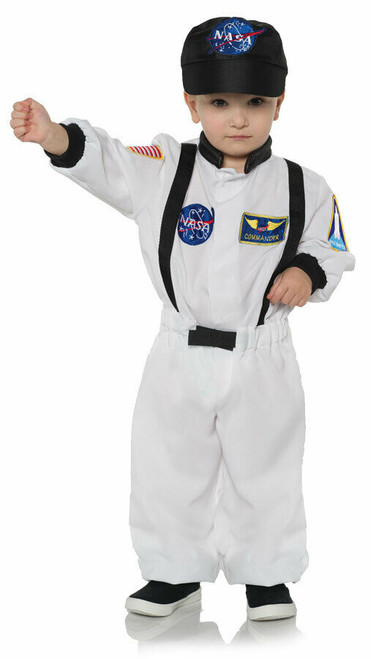 Underwraps Astronaut NASA Space Hat Jumpsuit Toddlers Halloween Costume 27570 Underwraps Astronaut NASA Space Hat Jumpsuit Toddlers Halloween Costume 27570