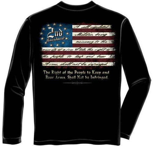 2nd Amendment Right of the People Patriotic American Flag USA T Shirt RN2367LS 2nd Amendment Right of the People Patriotic American Flag USA T Shirt RN2367LS
