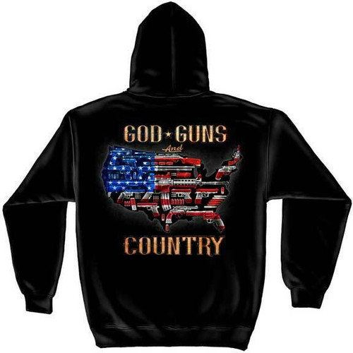 Gods Guns and Country Guns 2nd Amendment American Flag Patriotic Hoodie RN2393SW Gods Guns and Country Guns 2nd Amendment American Flag Patriotic Hoodie RN2393SW