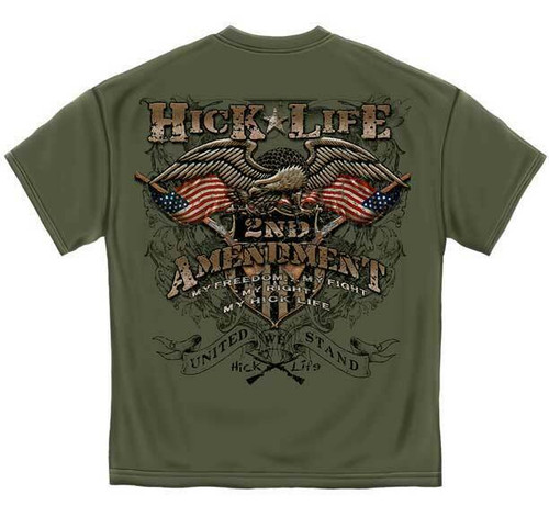 2nd Second Amendment Hick Life Eagle American Flags Patriotic T Shirt RN2307 2nd Second Amendment Hick Life Eagle American Flags Patriotic T Shirt RN2307