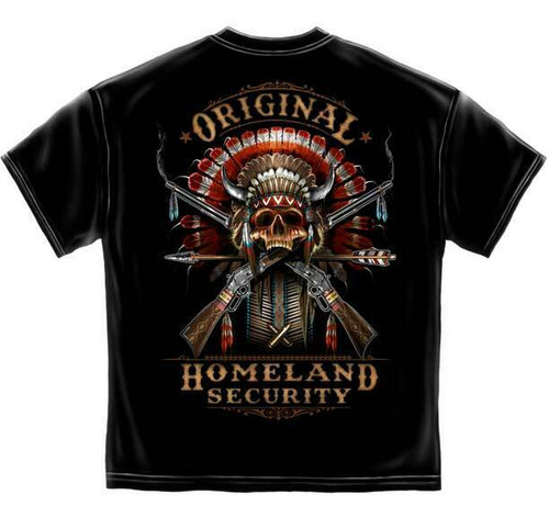 2nd Amendment Original Homeland Security Indian Skull Patriotic T Shirt RN2395 2nd Amendment Original Homeland Security Indian Skull Patriotic T Shirt RN2395