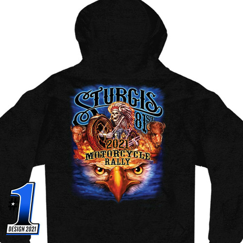 Sturgis 2021 Black Hills Rally American Spirit Motorcycle Biker Hoodie SPM4941 Sturgis 2021 Black Hills Rally American Spirit Motorcycle Biker Hoodie SPM4941