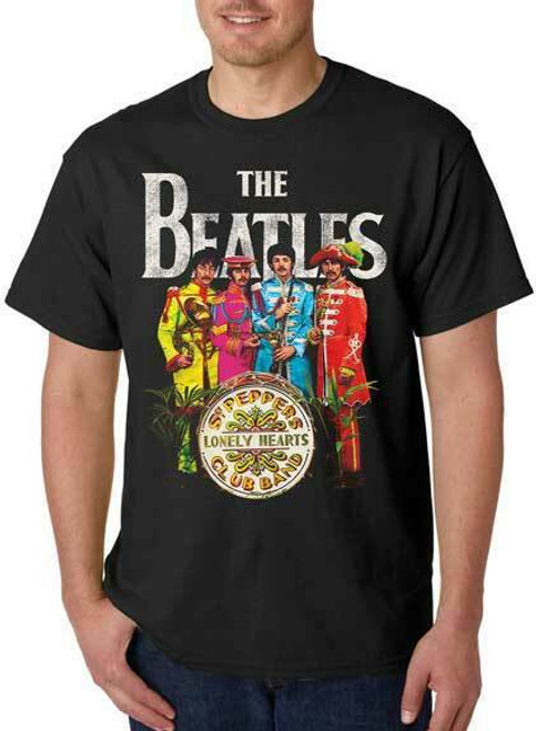 The Beatles Sergeant SGT Pepper Lonely Hearts Club Band Music T Shirt BEA10003 The Beatles Sergeant SGT Pepper Lonely Hearts Club Band Music T Shirt BEA10003