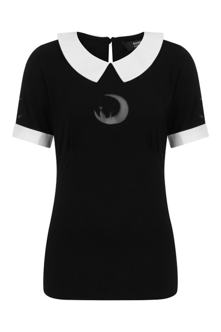 Lost Queen Crescent Moon Dreaming Kawaii Gothic Punk Witchy Top Shirt TP10316 Lost Queen Crescent Moon Dreaming Kawaii Gothic Punk Witchy Top Shirt TP10316