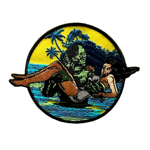 Rock Rebel Universal Monsters Creature Black Lagoon Patch UM-PATCH-CREATDAMSEL Rock Rebel Universal Monsters Creature Black Lagoon Patch UM-PATCH-CREATDAMSEL