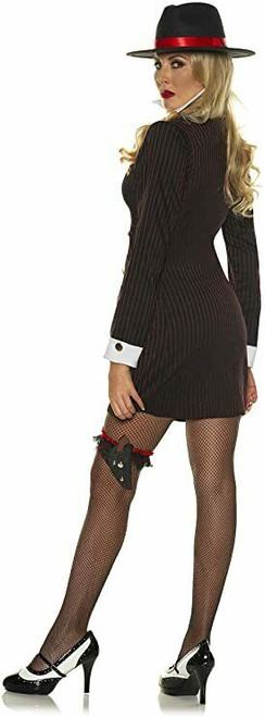 Lady Luck Womens Adult 20s Gangster Mob Boss Halloween Costume Lady Luck Womens Adult 20s Gangster Mob Boss Halloween Costume