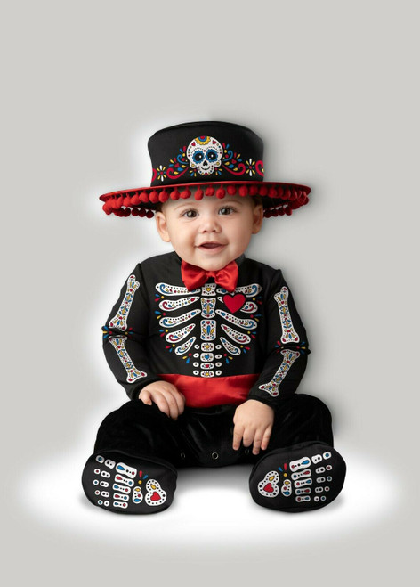 InCharacter Sugar Skull Cutie Day of the Dead Infant Halloween Costume 16104 InCharacter Sugar Skull Cutie Day of the Dead Infant Halloween Costume 16104