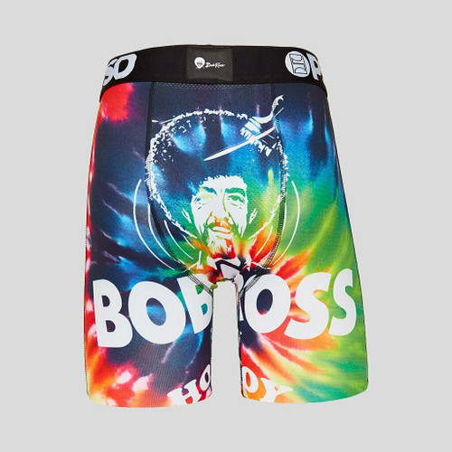 PSD Underwear Men's Boxer Briefs Bob Ross No Mistakes Just
