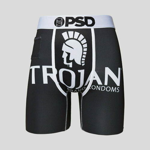 PSD Trojan Condoms Black Pack Urban Athletic Boxers Briefs Underwear 42011035