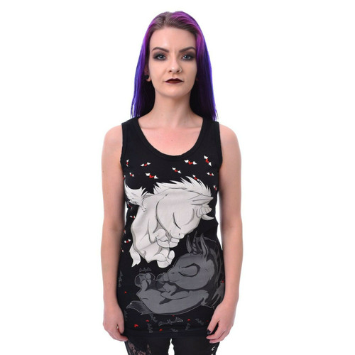 Cupcake Cult Dream Unicorn Angel Devil Hearts Bats Tank Top Shirt T-DUNICORNV-B Cupcake Cult Dream Unicorn Angel Devil Hearts Bats Tank Top Shirt T-DUNICORNV-B
