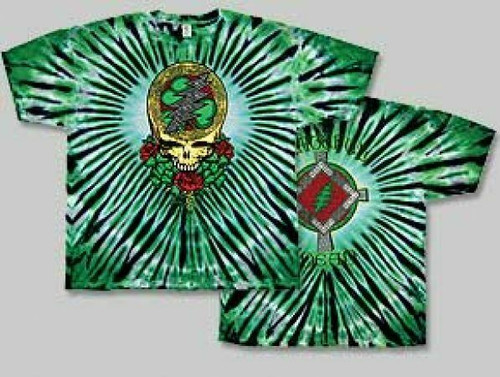 Sundog Grateful Dead Celtic Shamrock Irish Tie Dye Classic Rock T Shirt NF159AA Sundog Grateful Dead Celtic Shamrock Irish Tie Dye Classic Rock T Shirt NF159AA