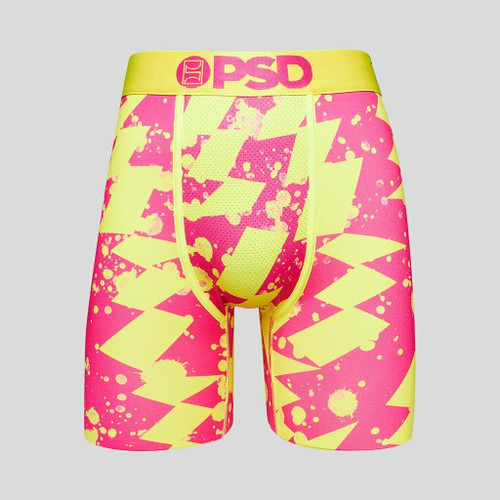 PSD Neon Electric Paint Splatter Retro Bolts Boxers Briefs Underwear 121180005