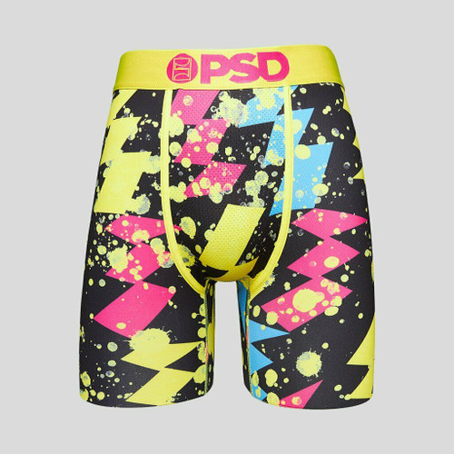 PSD Pop Lightening Bolts Retro Paint Splatter Boxers Briefs Underwear 121180004
