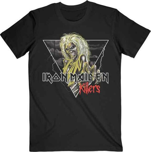 Iron Maiden Killers Album Eddie Triangle Metal Rock Music Band T Shirt IRM10901 Iron Maiden Killers Album Eddie Triangle Metal Rock Music Band T Shirt IRM10901