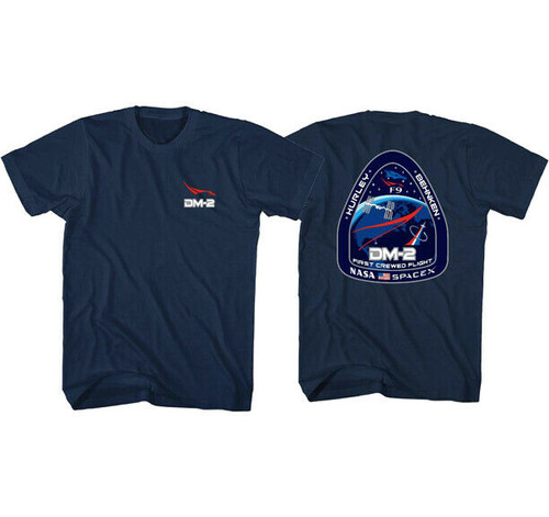 Nasa Space X Dragon DM2 Flight Crew Hurley Behnke Astronauts T Shirt TS21390ISAU Nasa Space X Dragon DM2 Flight Crew Hurley Behnke Astronauts T Shirt TS21390ISAU