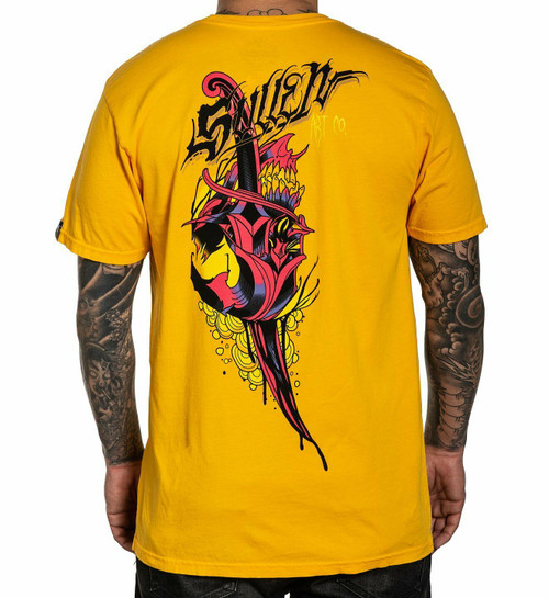 Sullen Blaq Sword Skull Dagger Retro Tattoos Ink Artist Urban T Shirt SCM3223 Sullen Blaq Sword Skull Dagger Retro Tattoos Ink Artist Urban T Shirt SCM3223